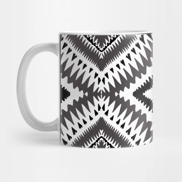 Black and Grey Aztec by Suneldesigns